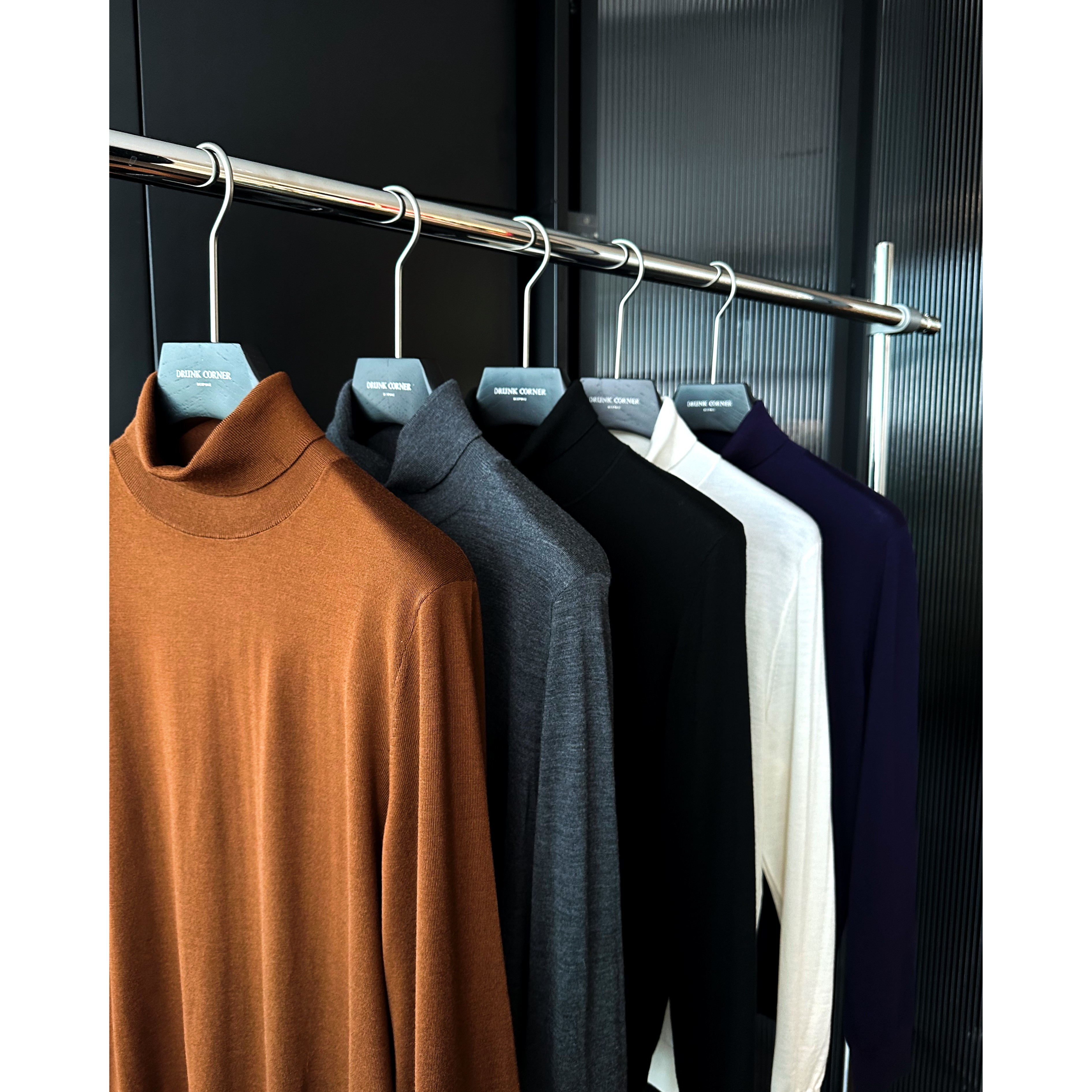 DRUNKCORNER 773# 高领打底羊毛衫