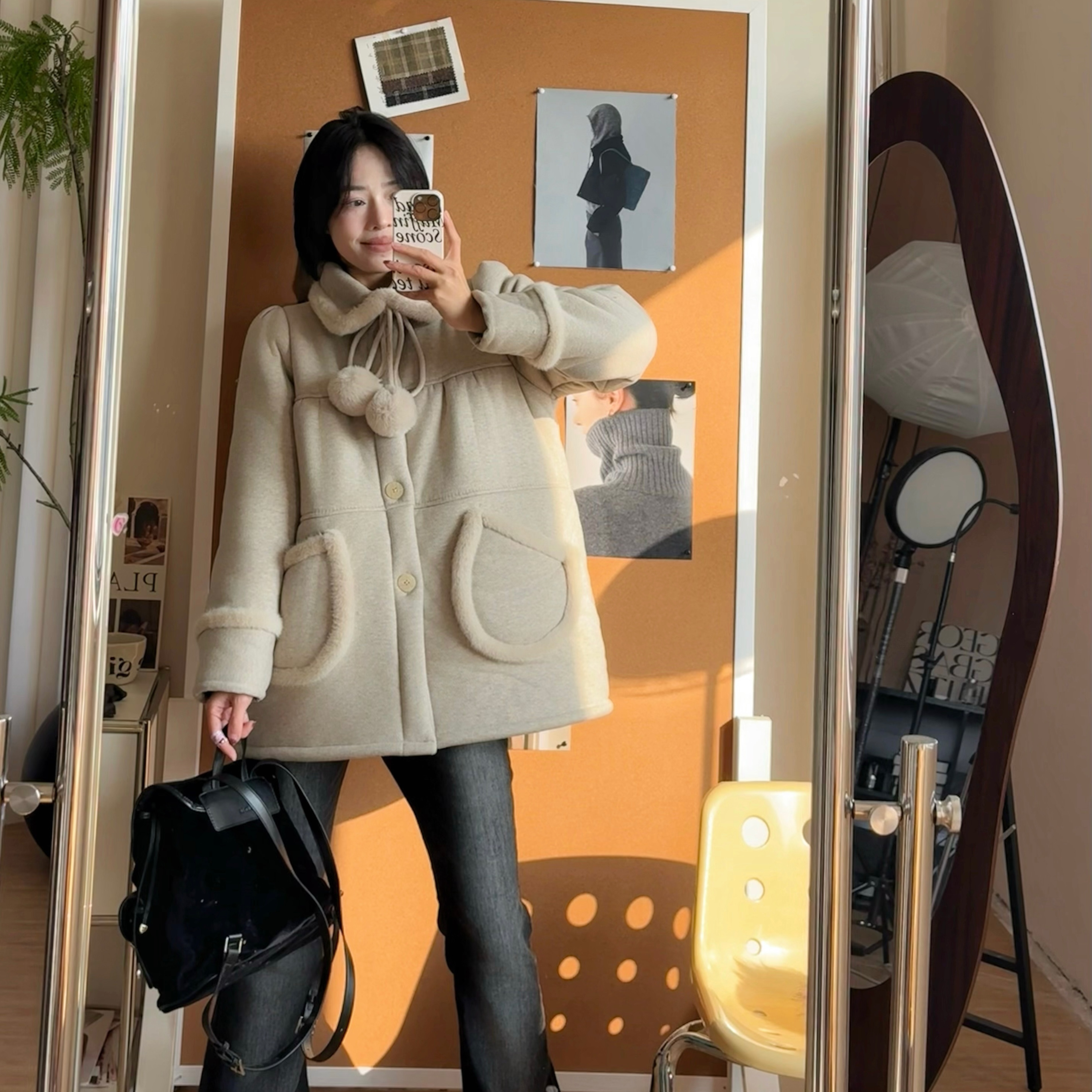 2024年新款高级感韩版休闲冬季睡衣女可外穿家居服套装