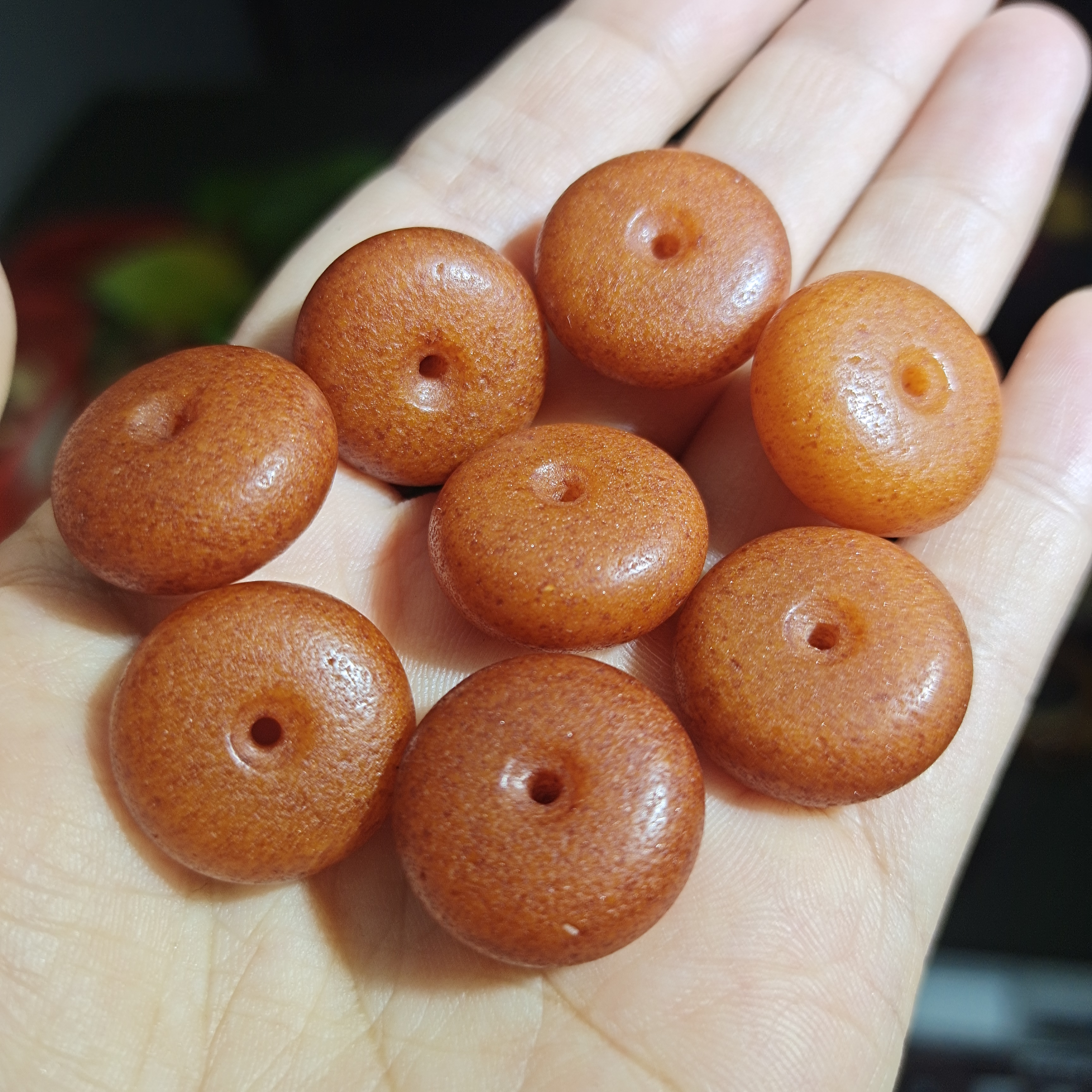 俄料老蜡小平安扣(多样性发其一)