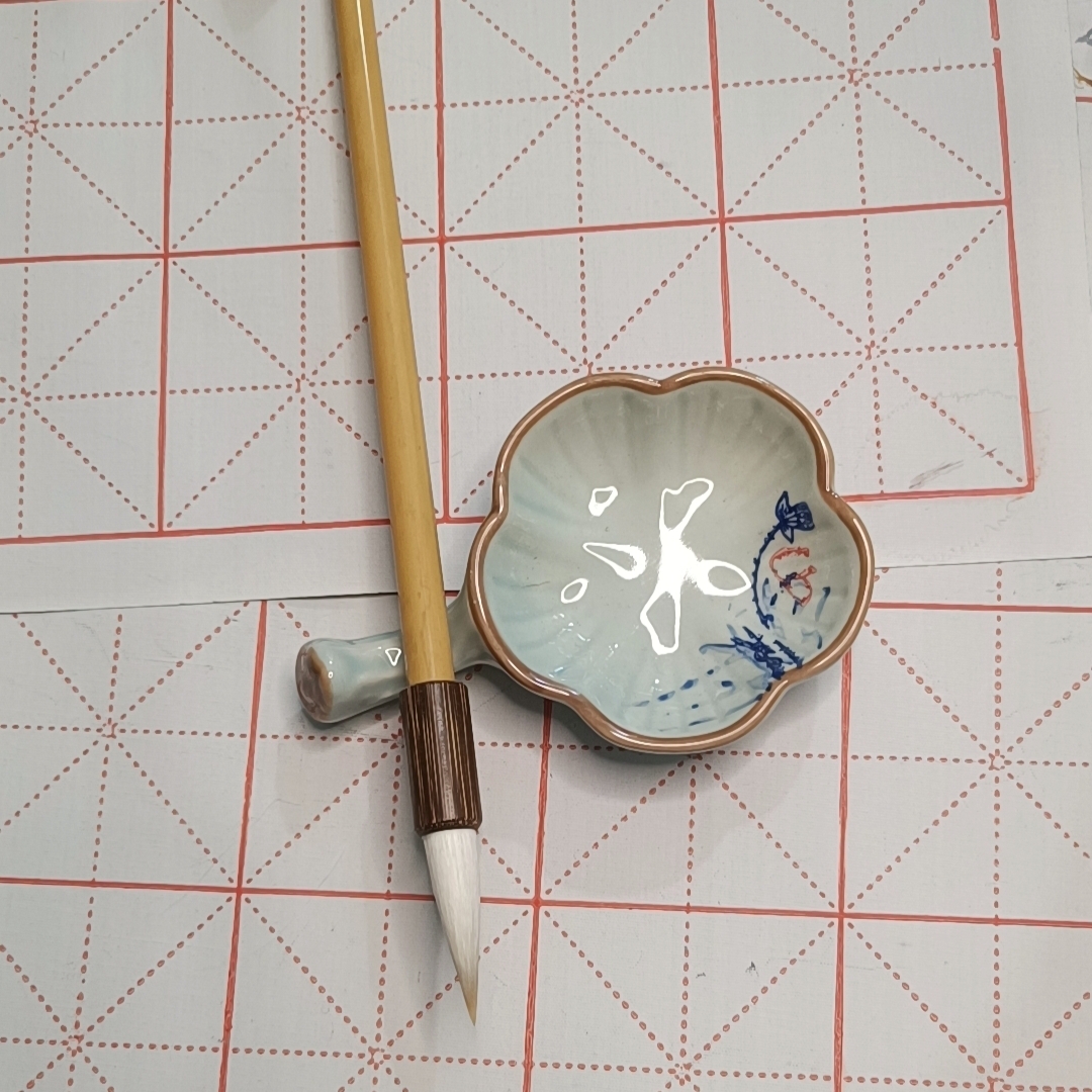 作品兼毫中楷毛笔黄竹杆相金丝竹斗出锋3.6口径0.95