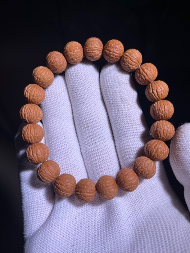 猴头核桃，麒麟纹凤羽911，尺寸11mm+文玩手串好物