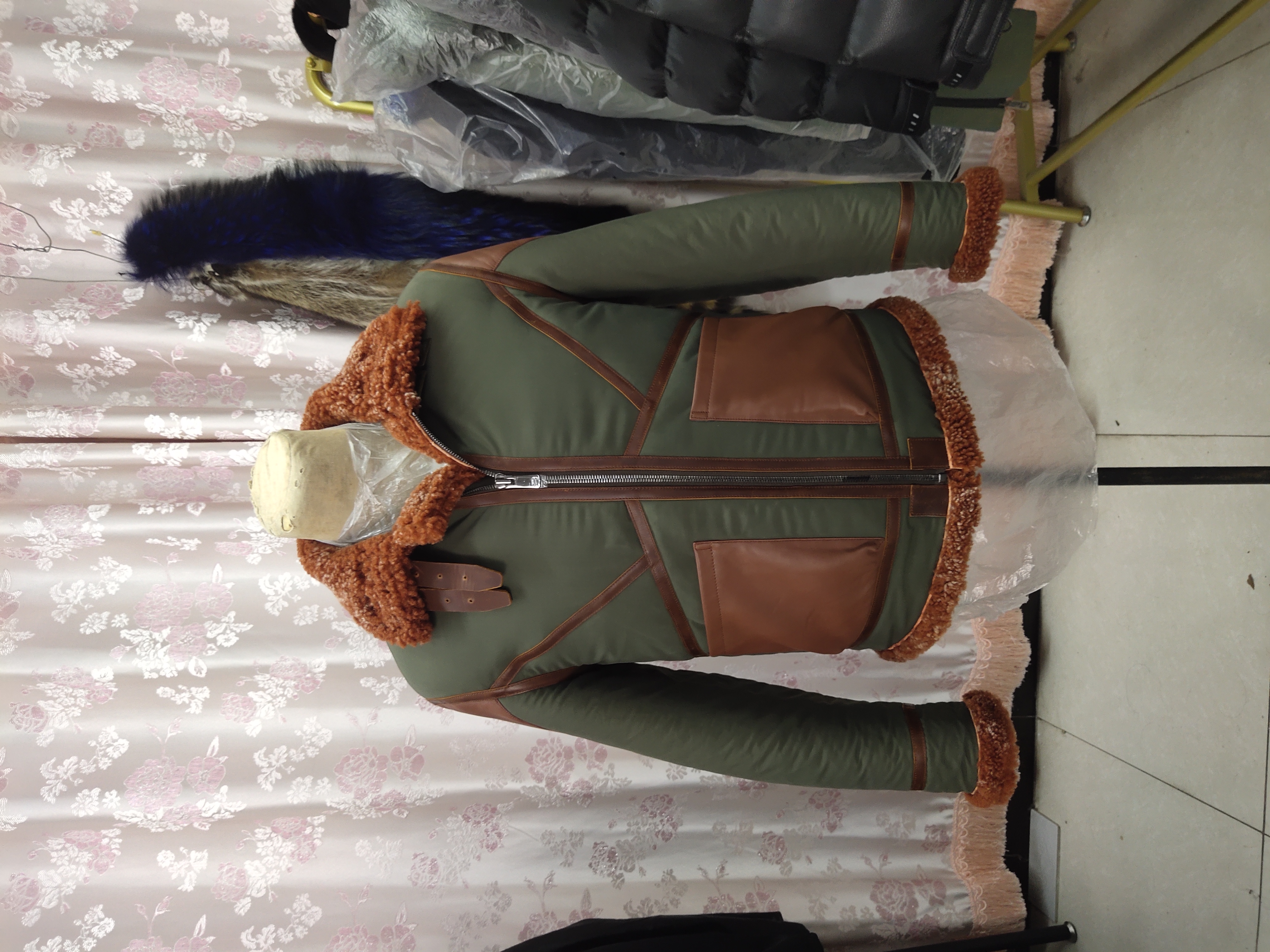 复古B3加棉加厚男式冬装外套