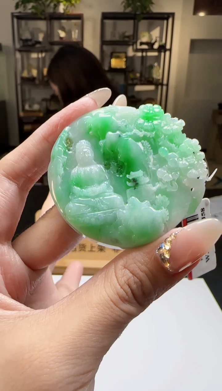 【闪购商品】定制翡翠未镶嵌J-@@QJZS07020205