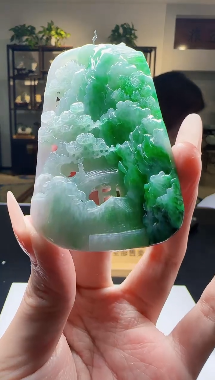 【闪购商品】定制翡翠未镶嵌J-@@QJZS0701795