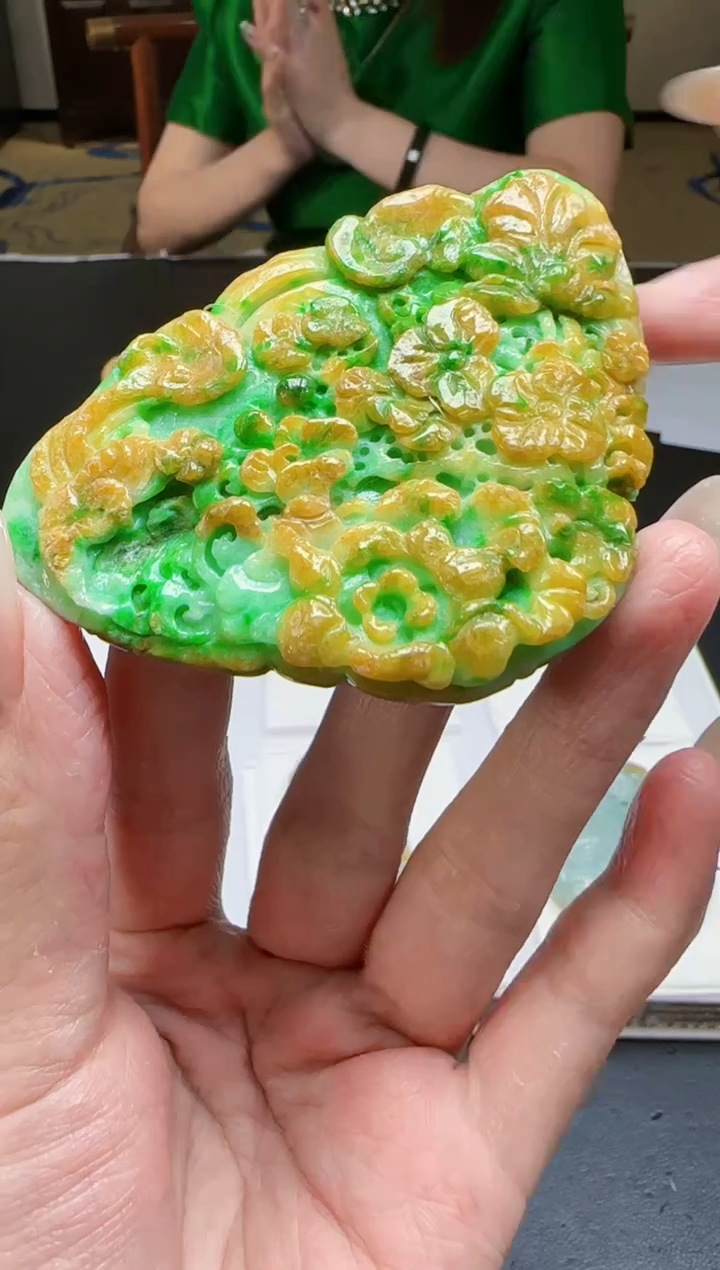 【闪购商品】定制翡翠未镶嵌J-@@QJZS07020137