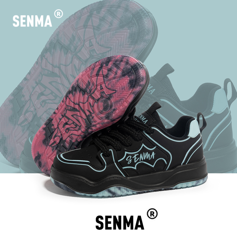 SENMA/森马2024秋季新款情侣低帮百搭潮流透气厚底百搭休闲时尚鞋