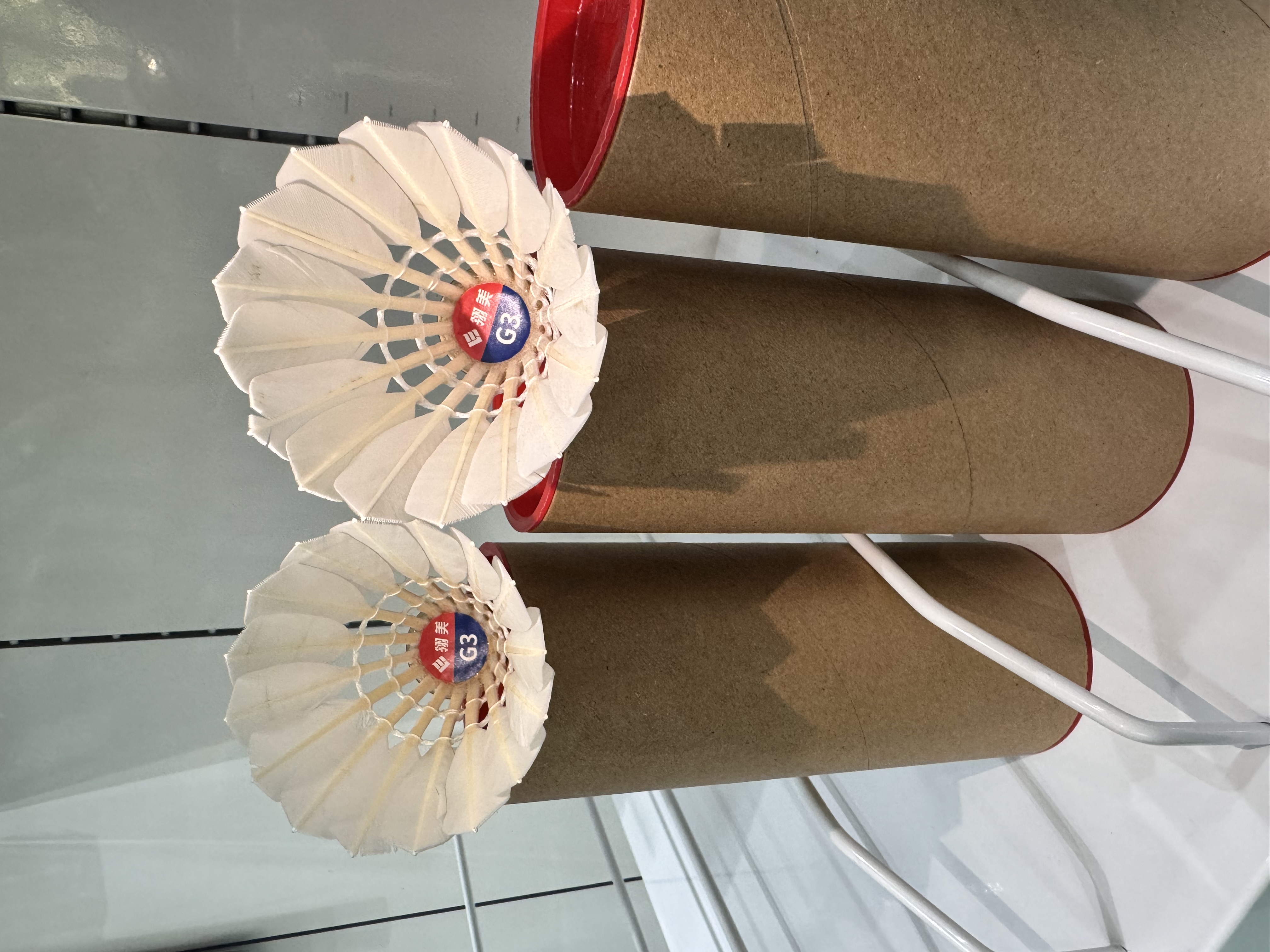 翎美G3羽毛球3支装鹅毛全圆飞行稳定耐打