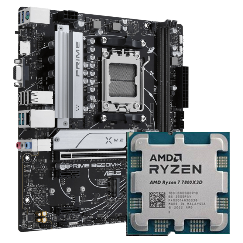 华硕TUF GAMING B650M重炮手搭AMD 锐龙R5 7500F散片 主板cpu套装