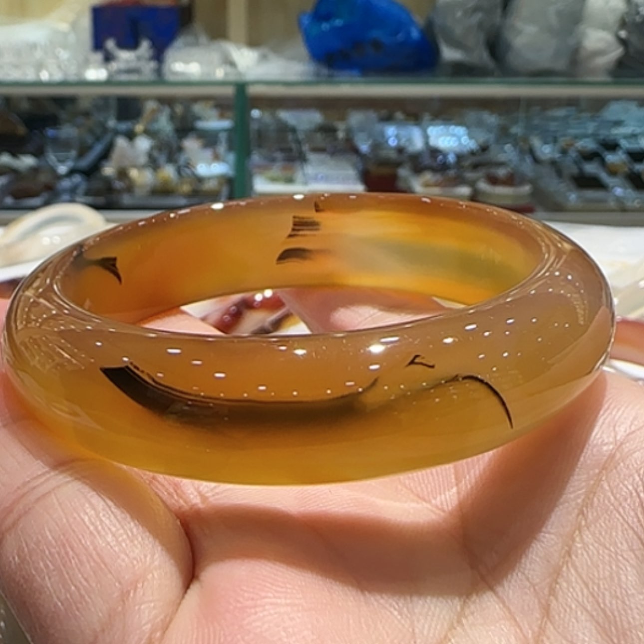 【闪购商品】玛瑙/玉髓手镯未镶嵌叶***魂