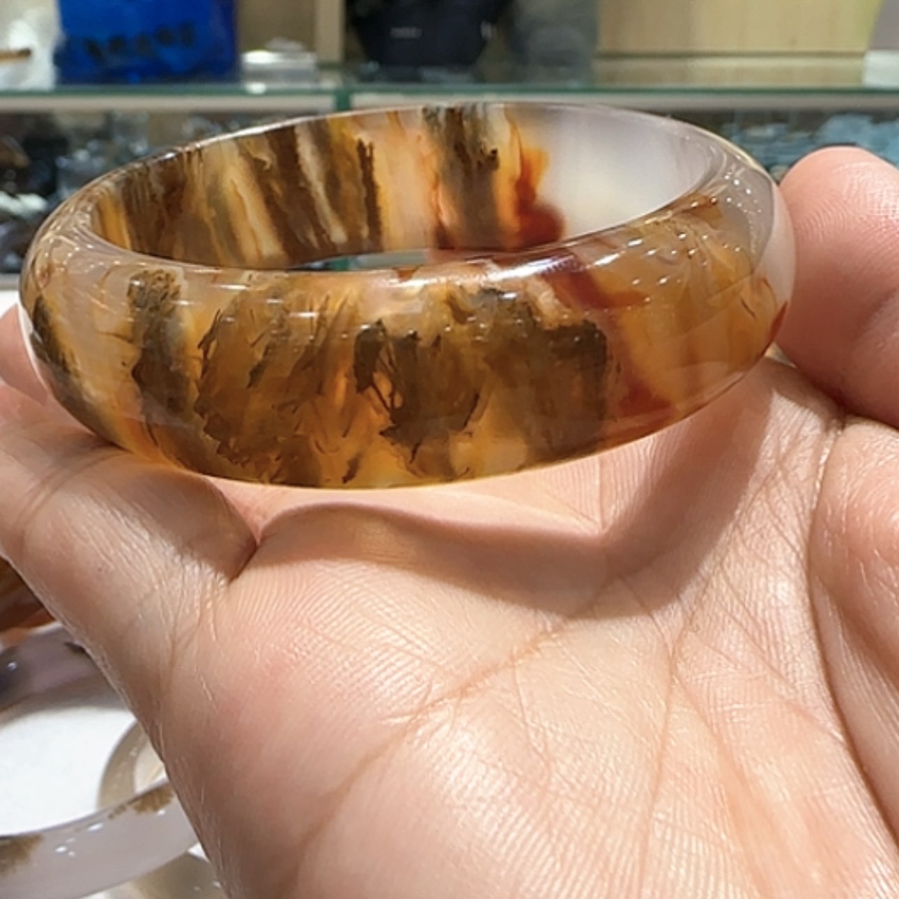 【闪购商品】玛瑙/玉髓手镯未镶嵌今***年