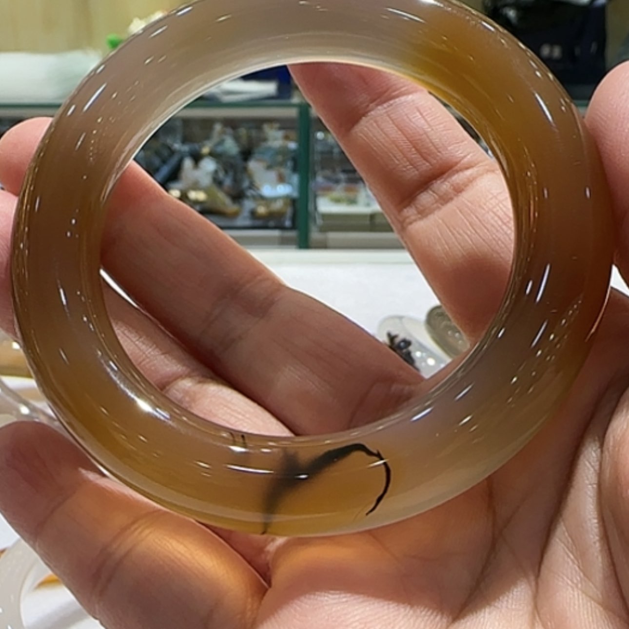 【闪购商品】玛瑙/玉髓手镯未镶嵌叶***魂