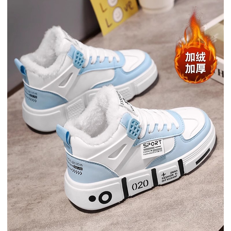 儿童雪地靴女童2023新款秋冬季加绒加厚大棉鞋中大童防水防滑冬鞋