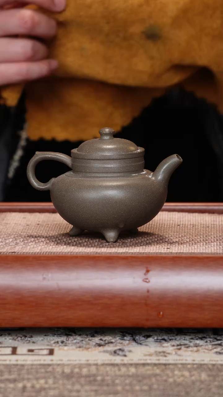 【闪购商品】紫砂茶壶古卣傲雪