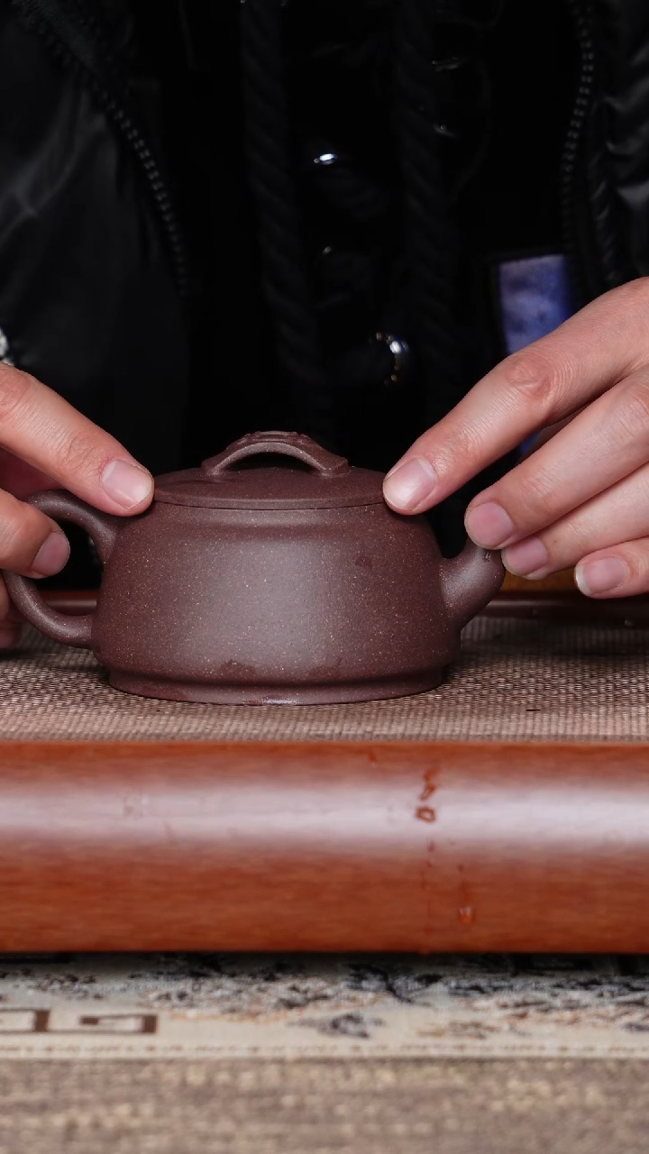 【闪购商品】紫砂茶壶汉瓦 紫泥
