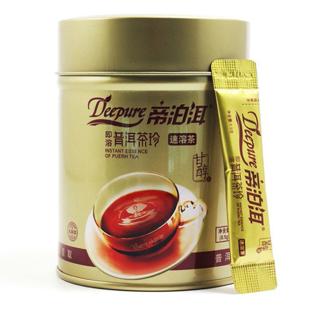 帝泊洱即溶普洱茶珍30支罐装甘醇型云南天士力速溶茶粉大叶种