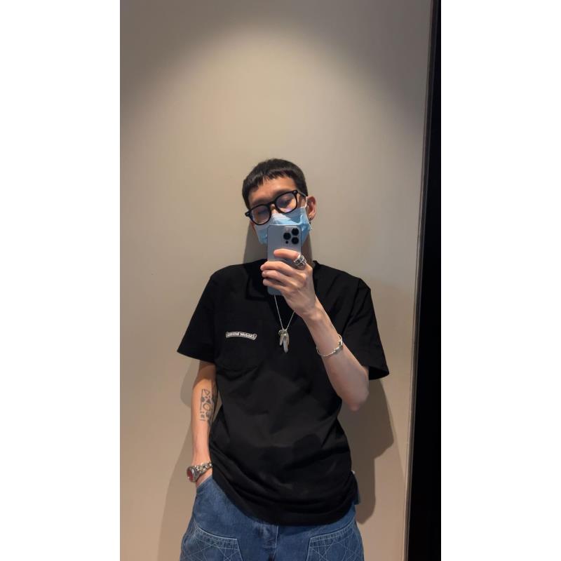 【oldchairman】黑色印花T恤 DTX0288