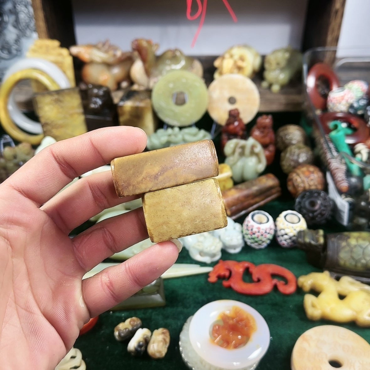 【闪购商品】密胺摆件洗**心