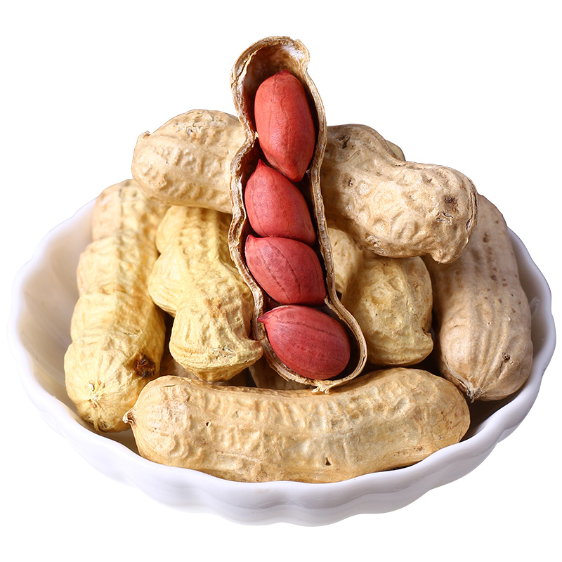 东北生花生生花生米带壳红皮衣新鲜农家四粒晒干种子干货散装