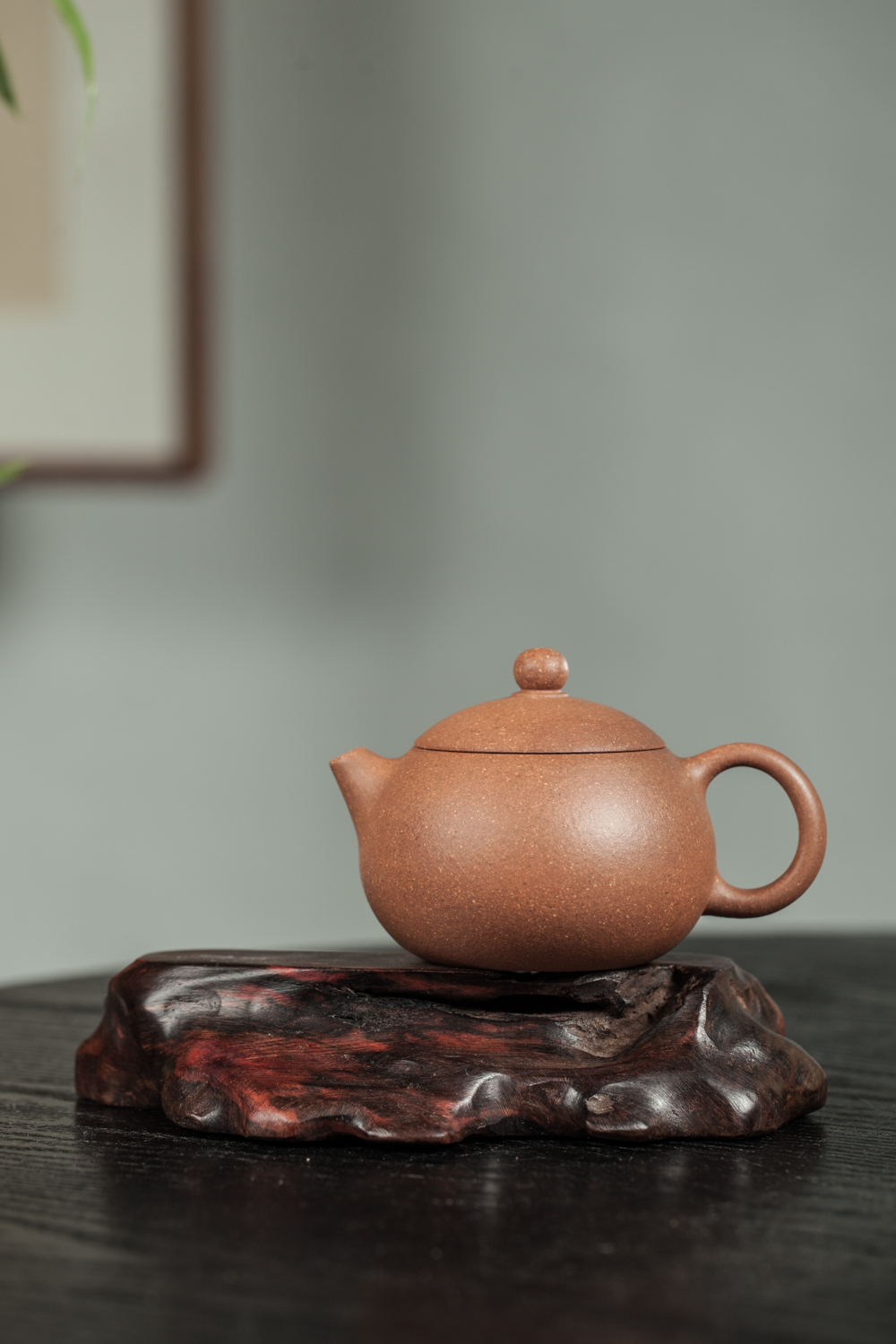 原矿紫砂壶《西施》黄降坡泥 200cc 精工半手 手制