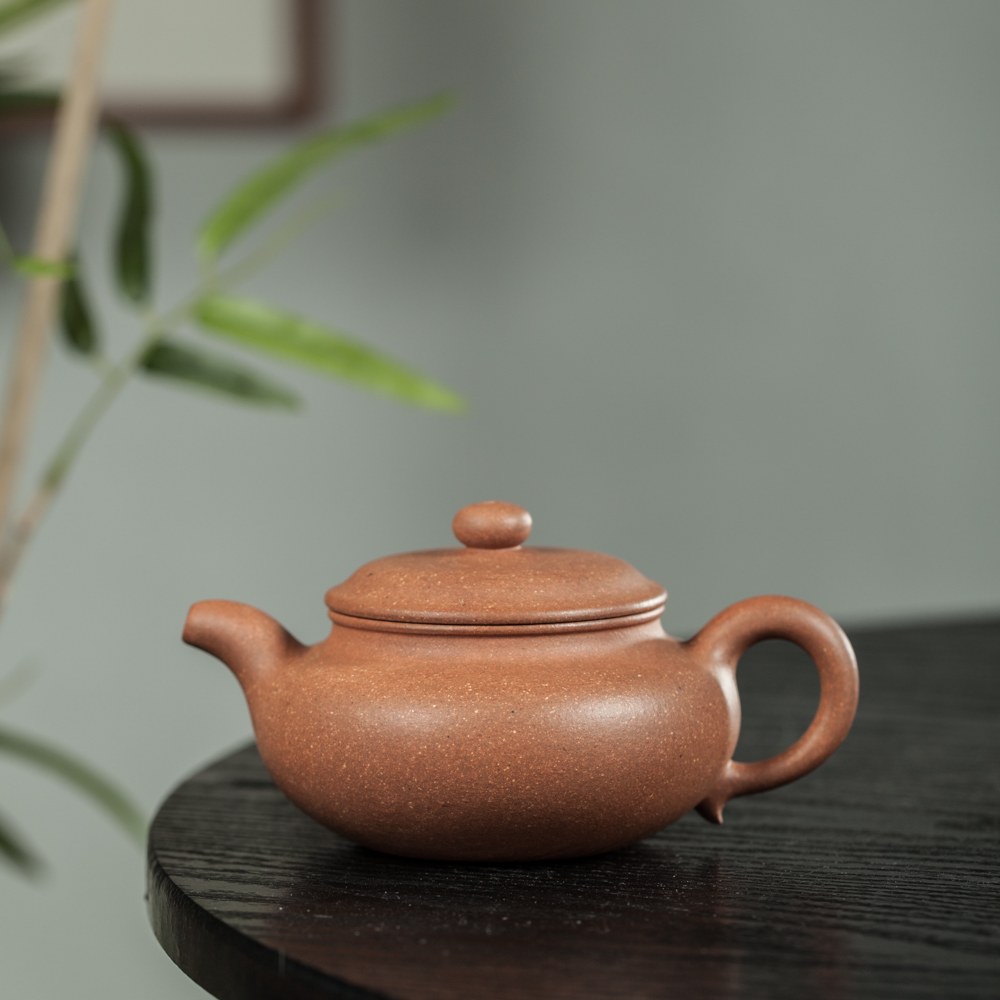 原矿紫砂壶《仿古》黄降坡泥  230cc  精工半手 手制