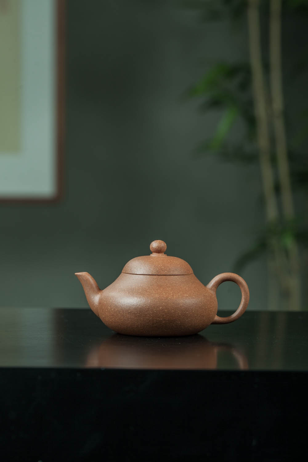 原矿紫砂壶《梨型》170CC 黄降坡精工半手工手制梨形