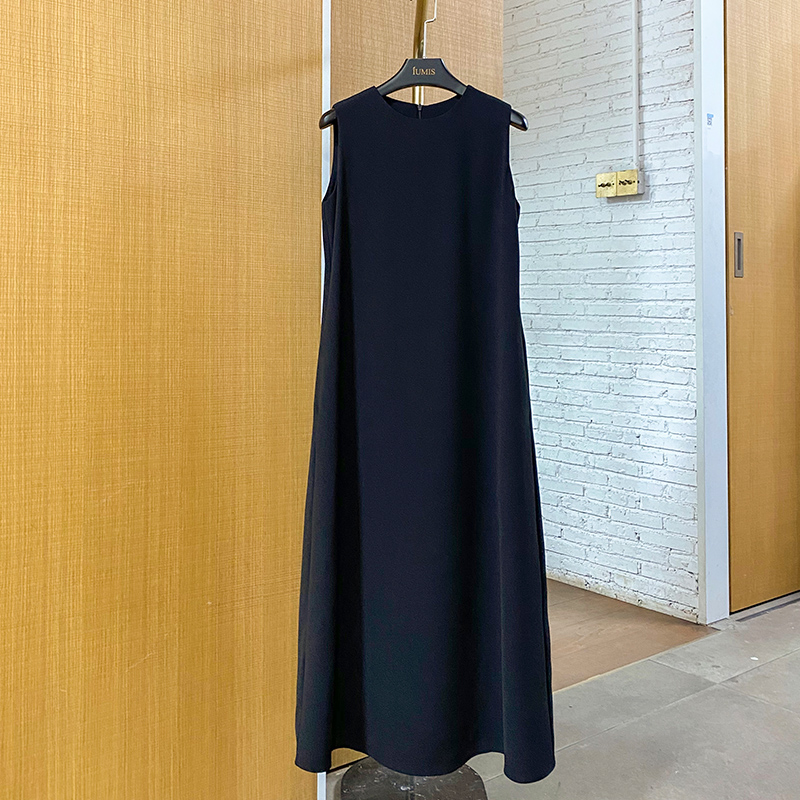 新款~2026早春气质优雅长裙宽松显瘦背心裙无袖连衣裙G1CJ91G1564