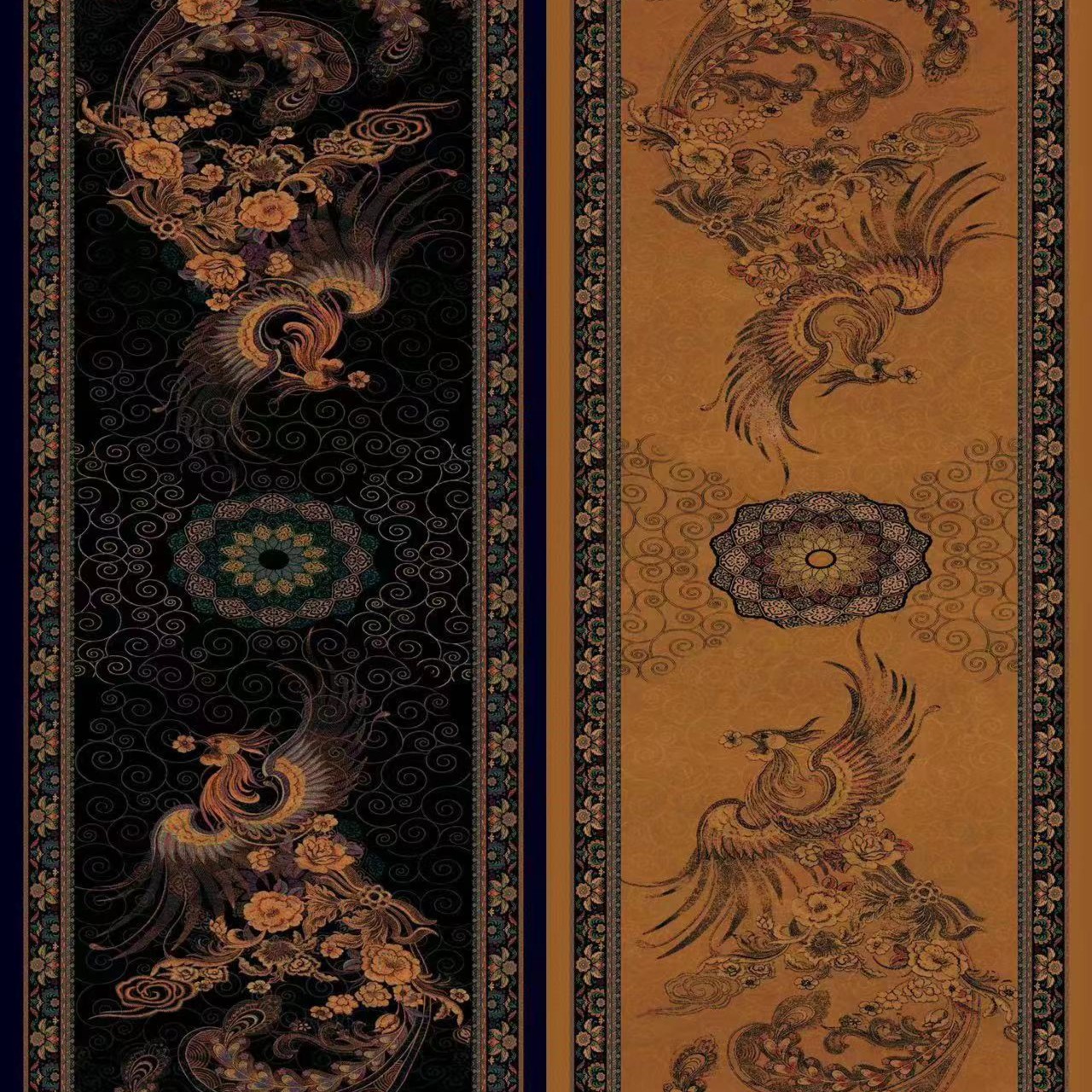 【有凤来仪】香韵 花罗 提花 镂空180*70长巾