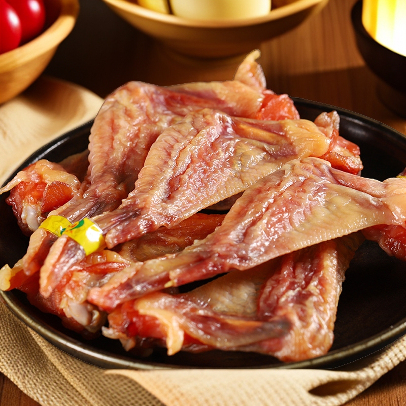 温州特产腊鸡翅新鲜加工卤味鲜香风味散称鸡翅根 包冰率不含冰