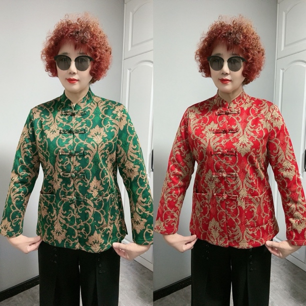 加绒加厚妈妈开衫[图腾]