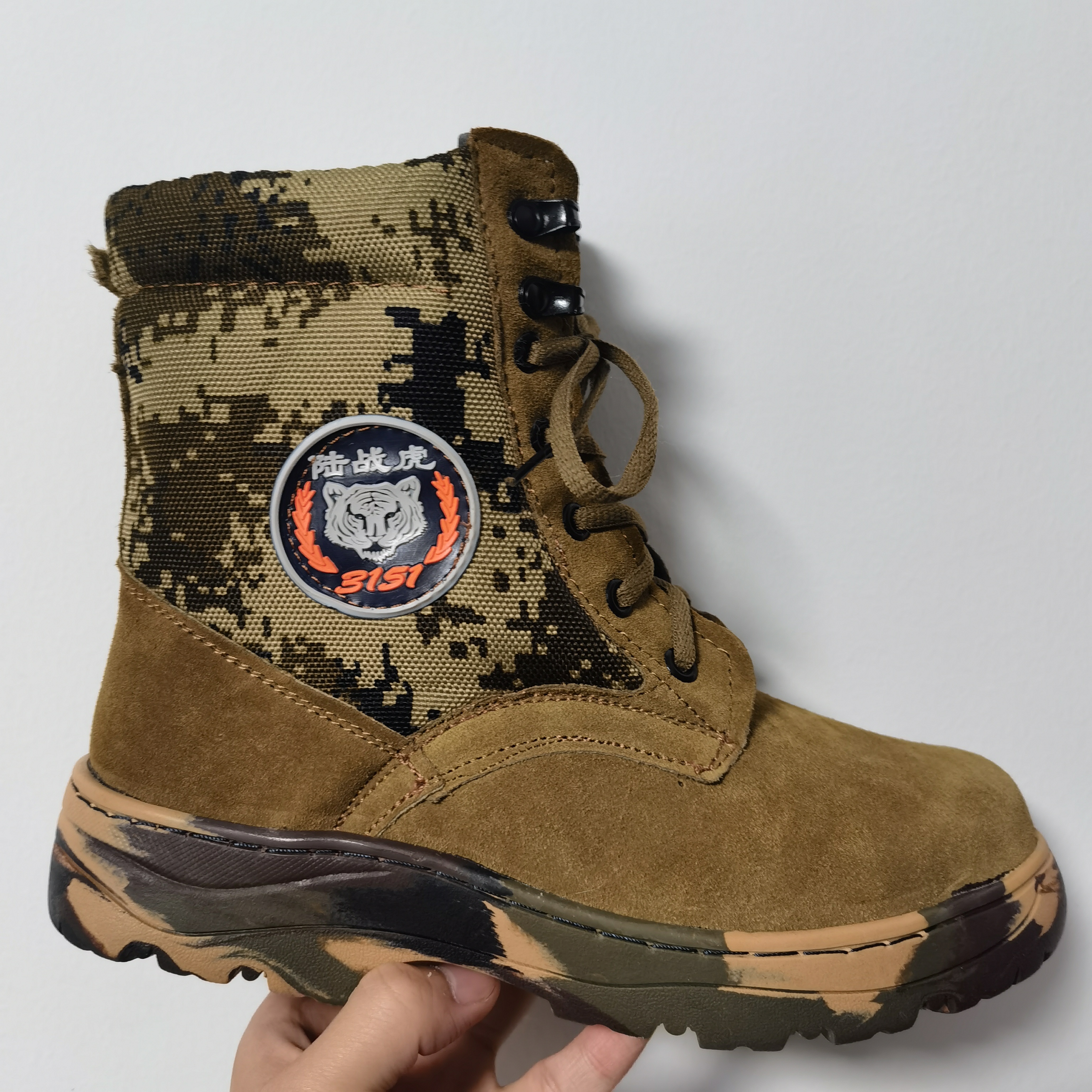 防砸羊毛加绒加厚高筒安全靴橡胶大底耐磨防滑劳保鞋冷库蒙古靴子