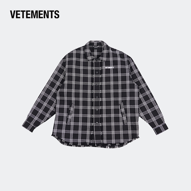 VETEMENTS春夏男女情侣款休闲时尚轻奢潮流衬衫夹克长袖 63115002
