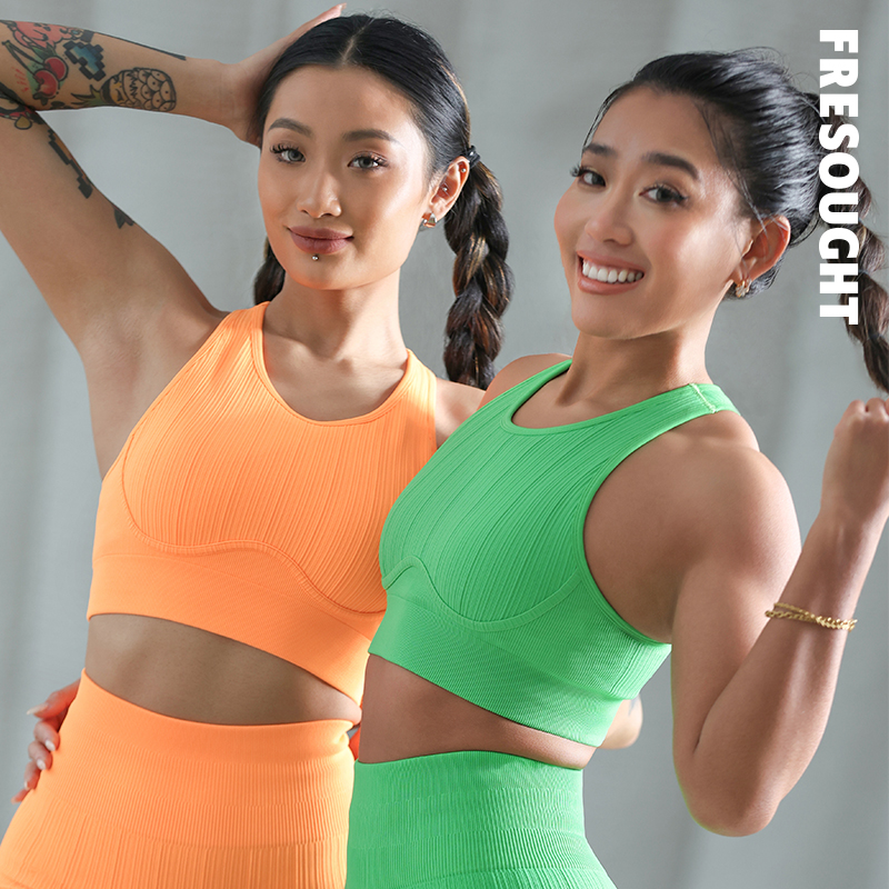 FRESOUGHT螺纹高能感碰撞系列高强度运动瑜伽训练背心工字背