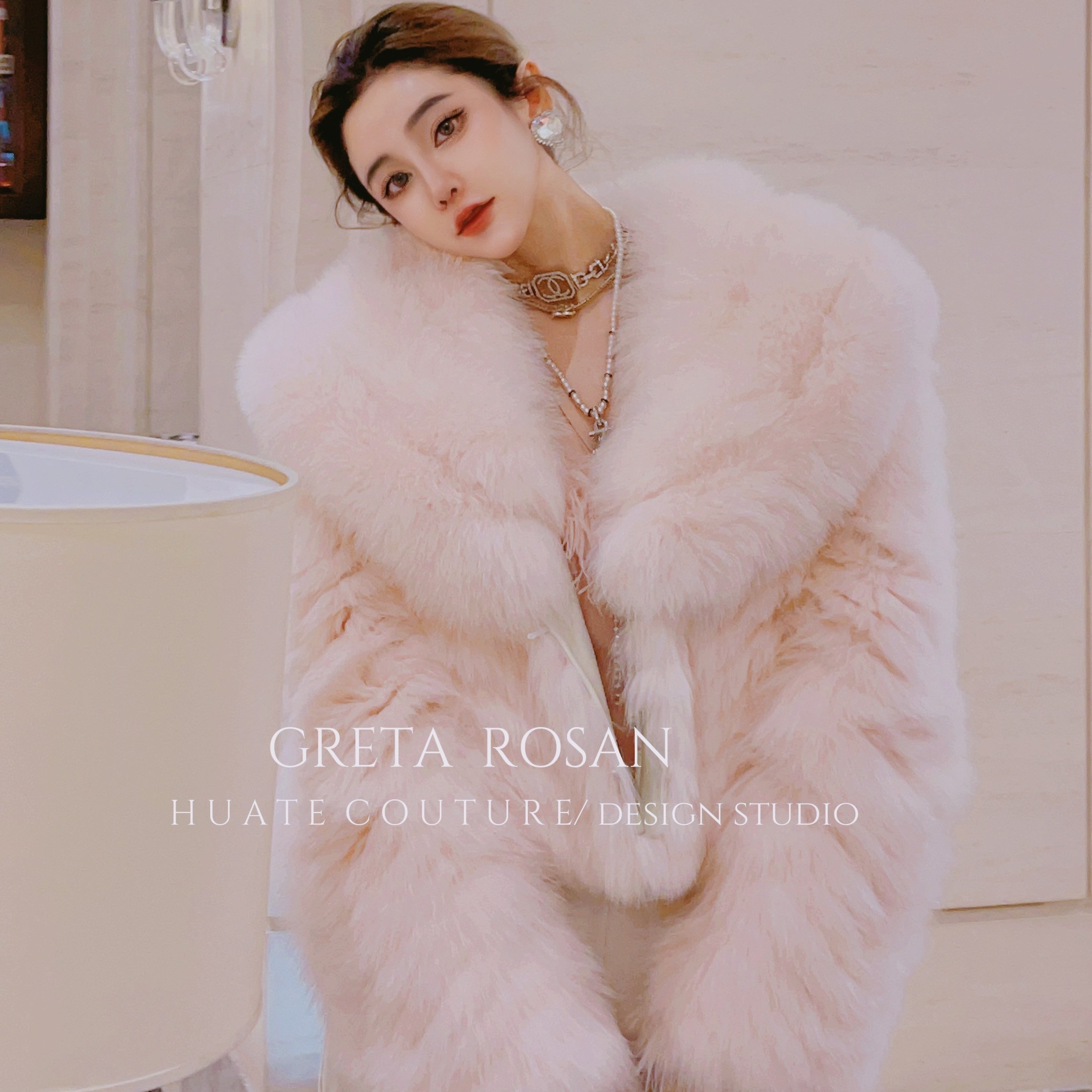 ROSN【重瓣芍药】芬兰SAGA私服气质设计师品牌轻奢百搭甜美外套