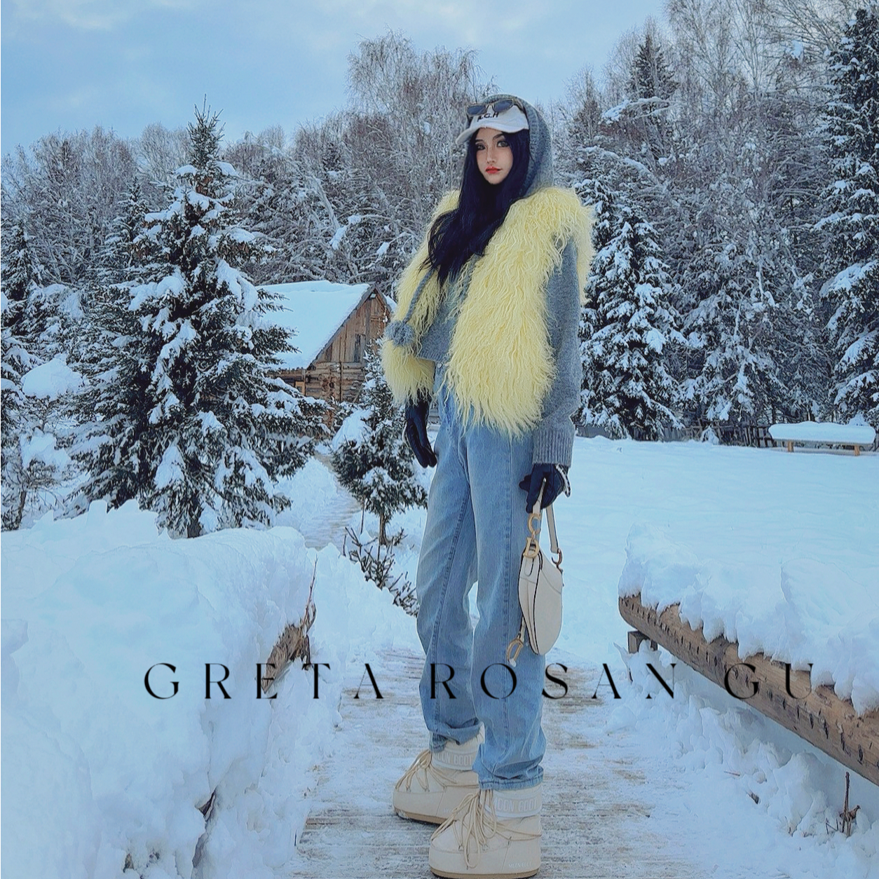 ROSAN【柠檬Mojito】土耳其安哥拉灵动甜飒时尚千金感法式中国风