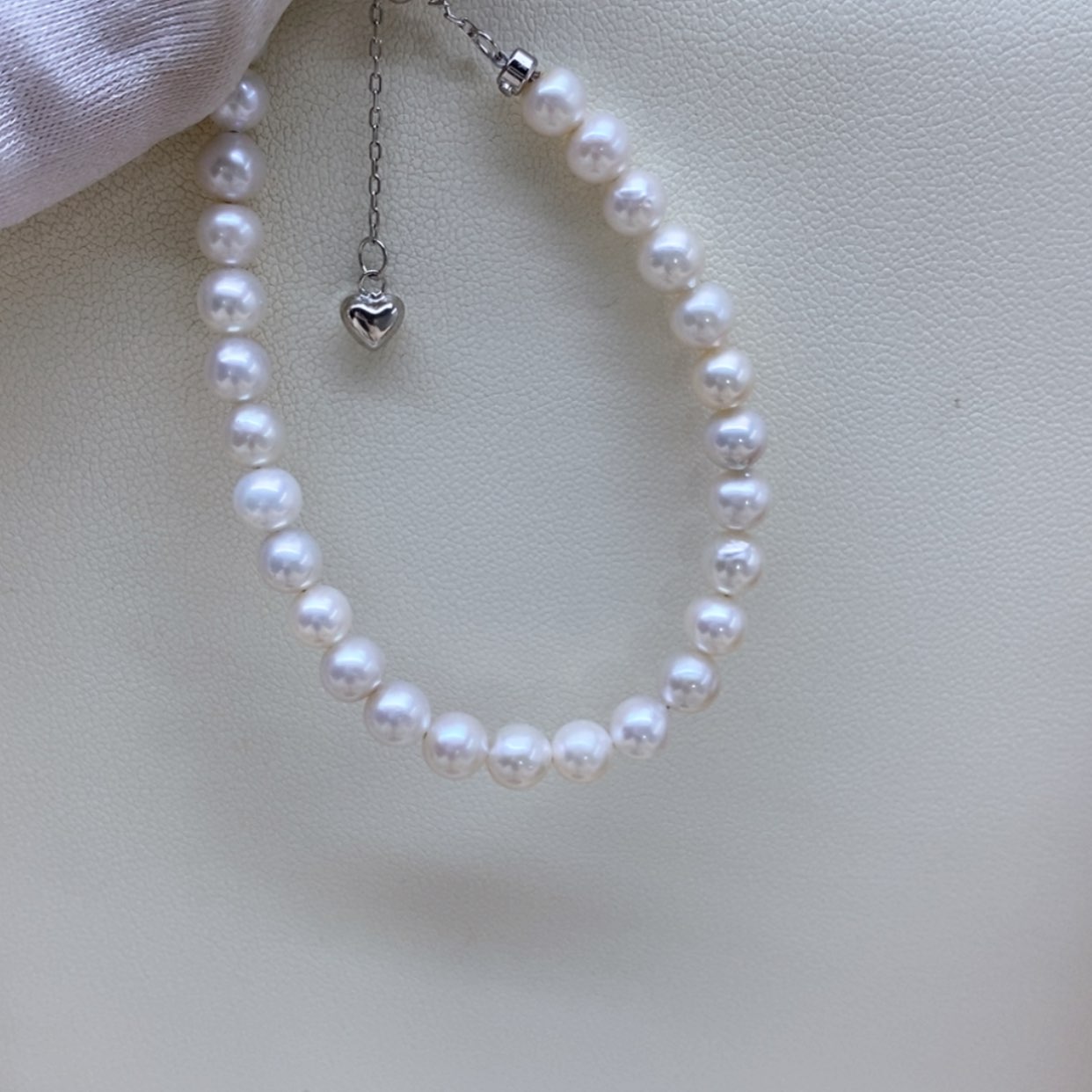 【闪购商品】淡水珍珠手绳银S925镶嵌