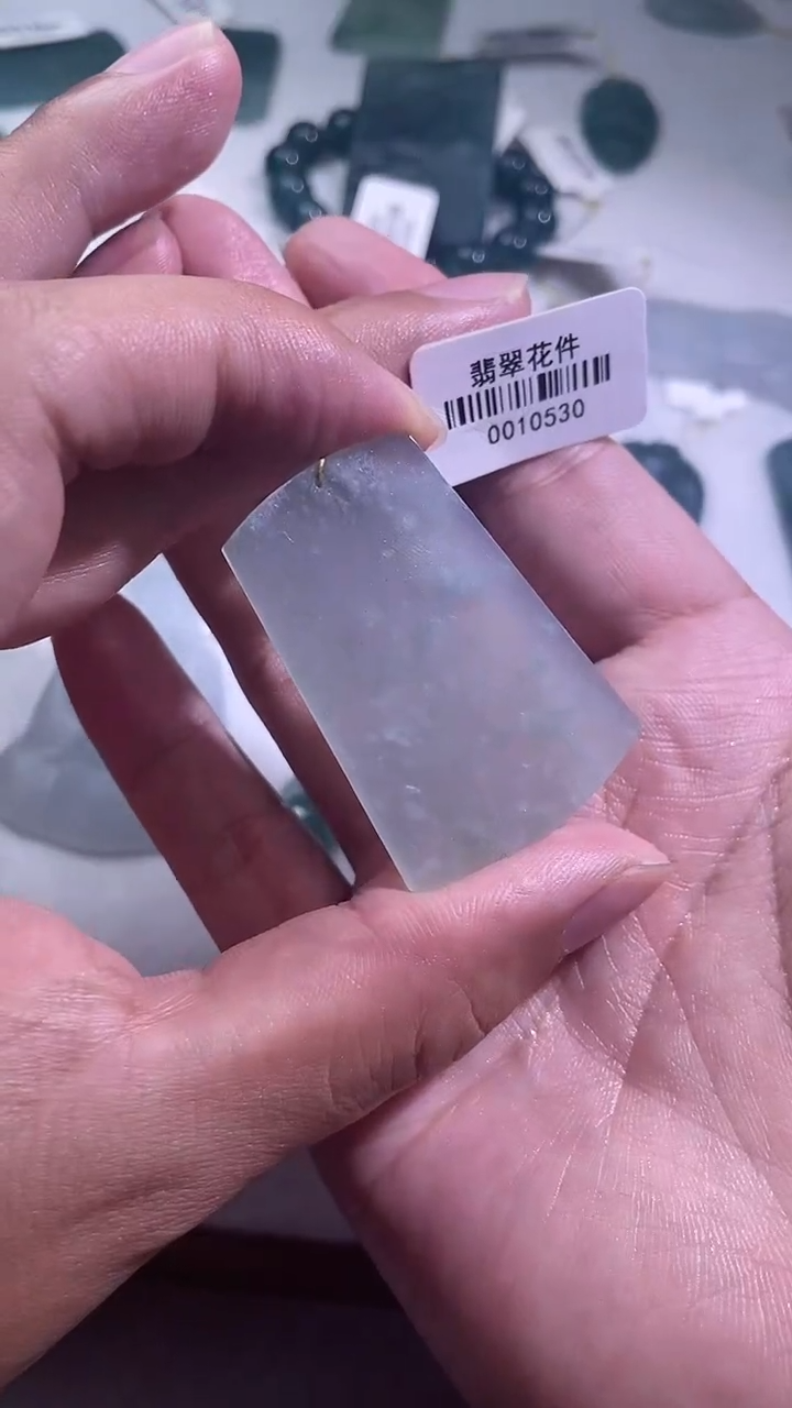 【闪购商品】翡翠颈饰未镶嵌无事牌