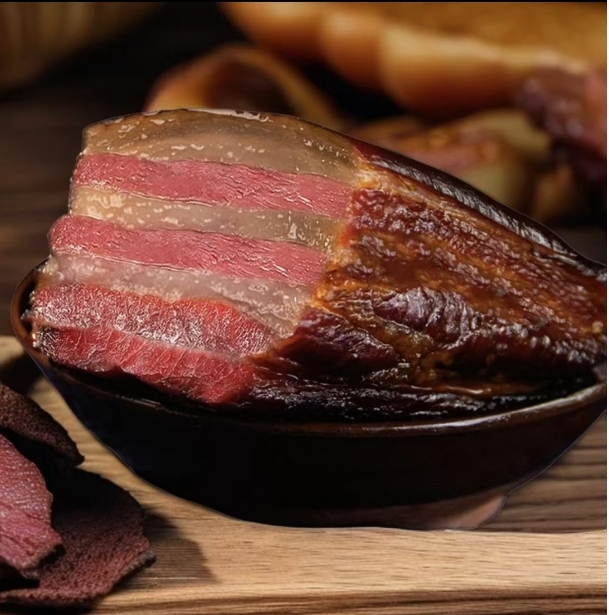 【精品腊五花】湖南农家柴火烟熏精品五花腊肉