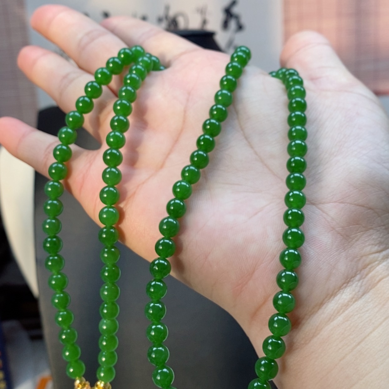 【闪购商品】和田玉（碧玉）颈饰未镶嵌路*n6