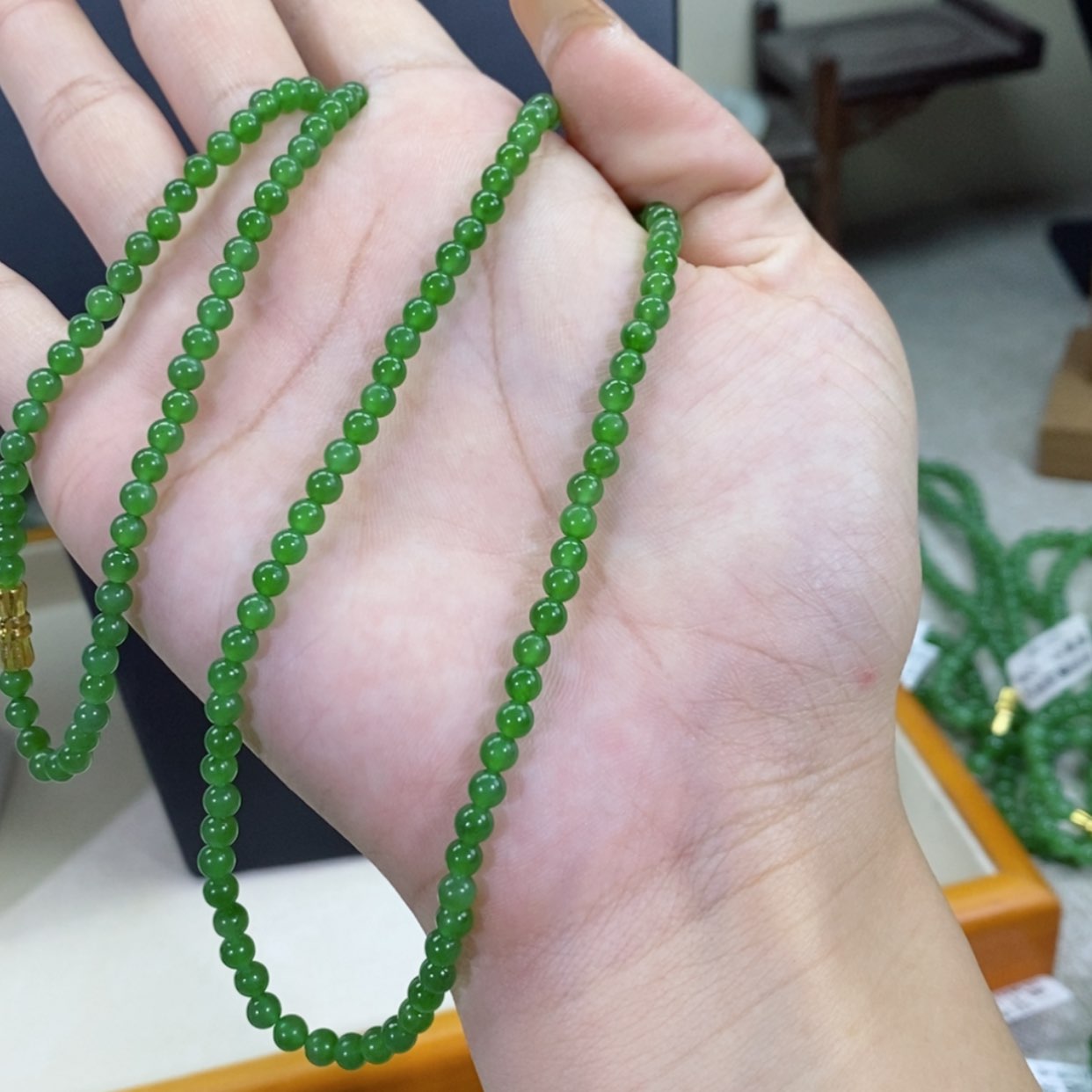 【闪购商品】和田玉（碧玉）颈饰未镶嵌4