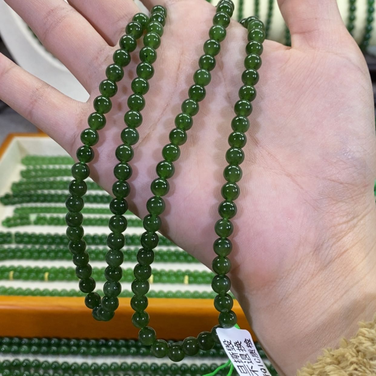 【闪购商品】和田玉（碧玉）颈饰未镶嵌6