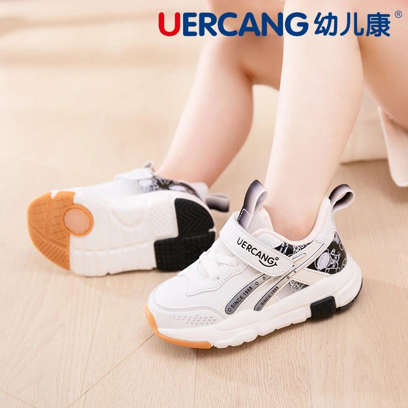幼儿康透气童鞋机能鞋 稳步鞋大童健步男女童春秋款透气防滑 防踢