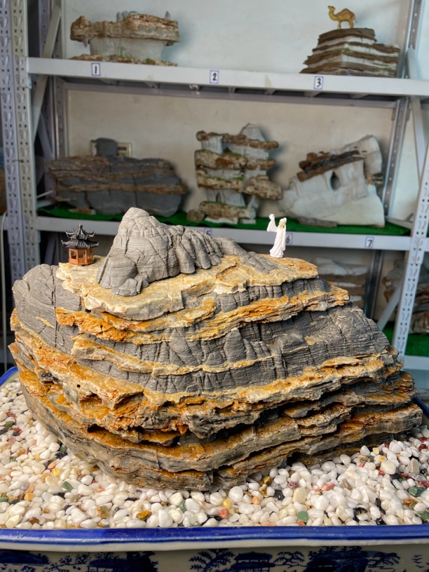 太行奇石 原石雕刻 茶宠摆件 鱼缸造景石 盆景石 附石 配石