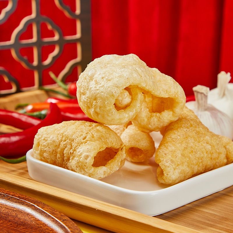 猪皮肚高品质农家传统纯手工油炸脆响皮肉皮干货火锅凉拌无油袋装