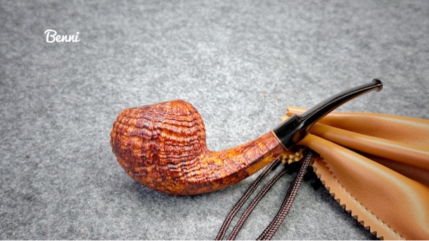 丹麦本尼标志性河豚兔年纪念生肖手工石楠木烟斗