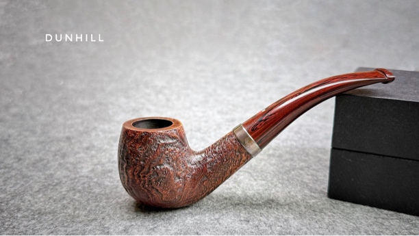 英国小白点坎伯兰银圈都柏林叼斗4113手工石楠木烟斗