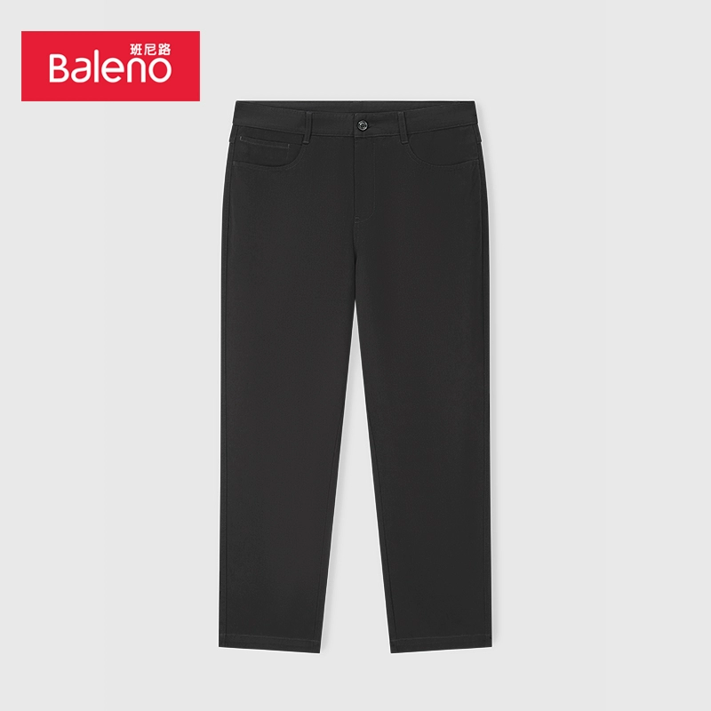 男装休闲裤男式男士直筒长裤春秋新款舒适简约裤子9824315M002