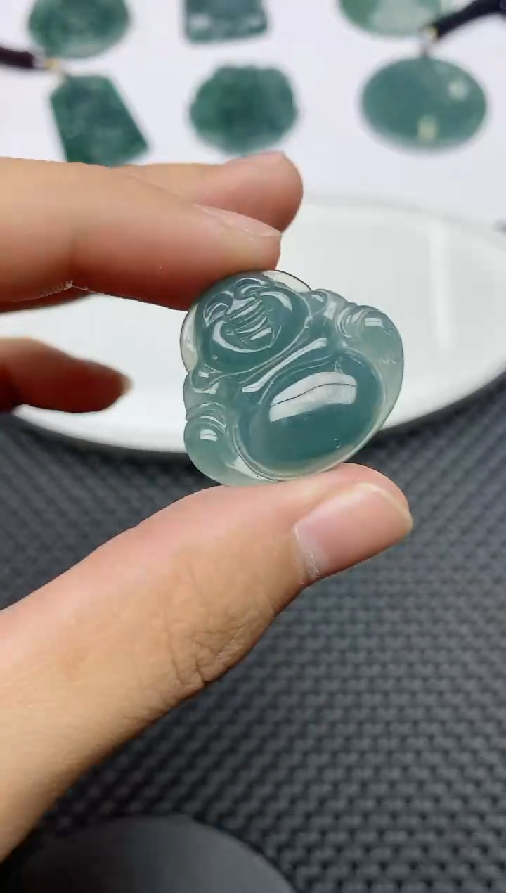 【闪购商品】翡翠颈饰未镶嵌佛公1