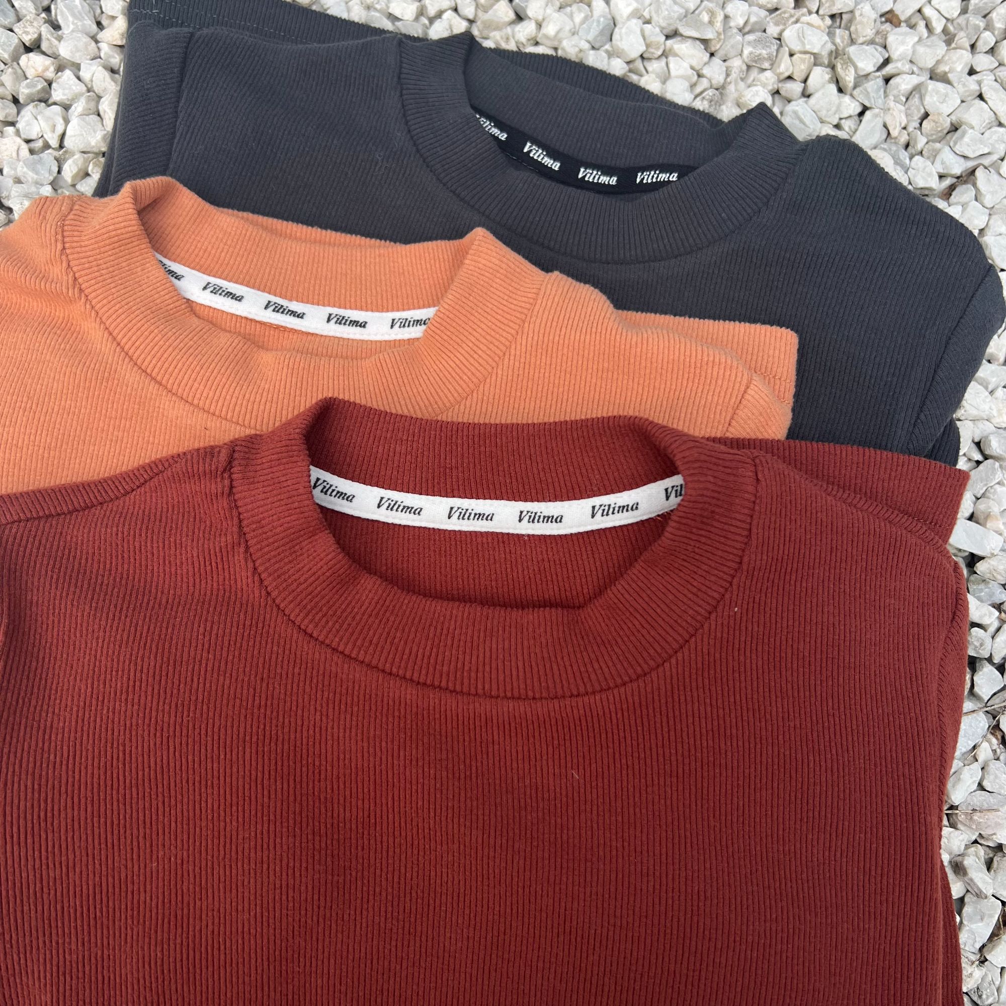 vilimama2024冬季新款  休闲儿童宝宝纯色打底衫V54351