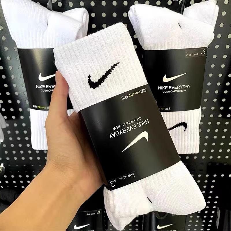 Nike/耐克袜子纯棉毛巾底短中筒长筒保暖透气男女百搭篮球运动袜n