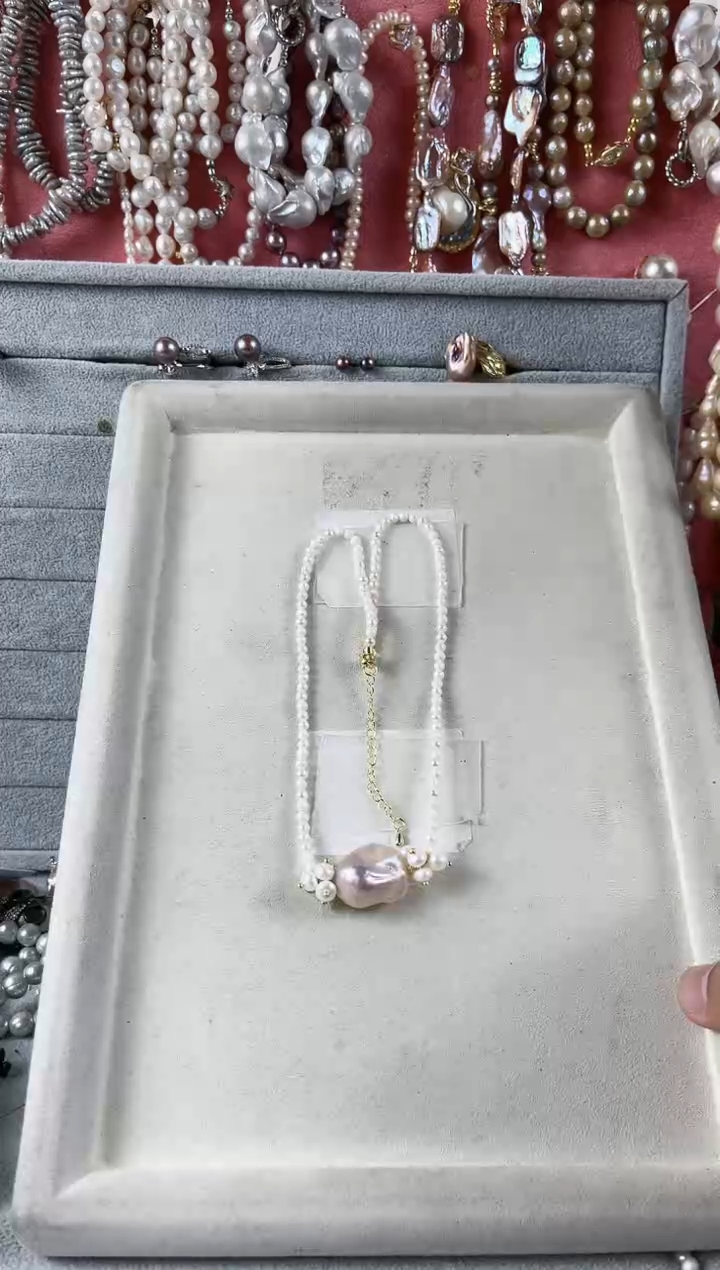 【闪购商品】海水珍珠项链未镶嵌【纯恬】